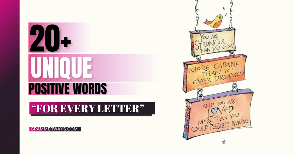 Positive words