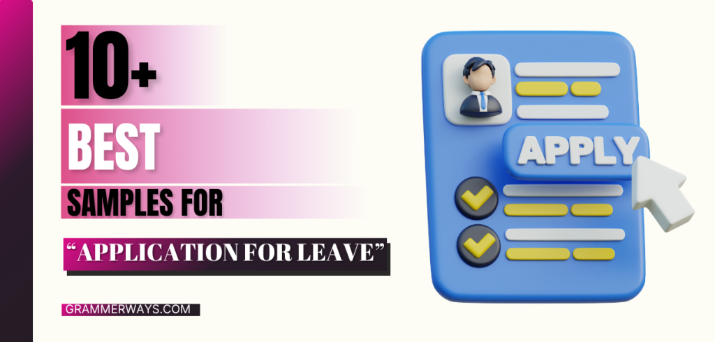 application for leave