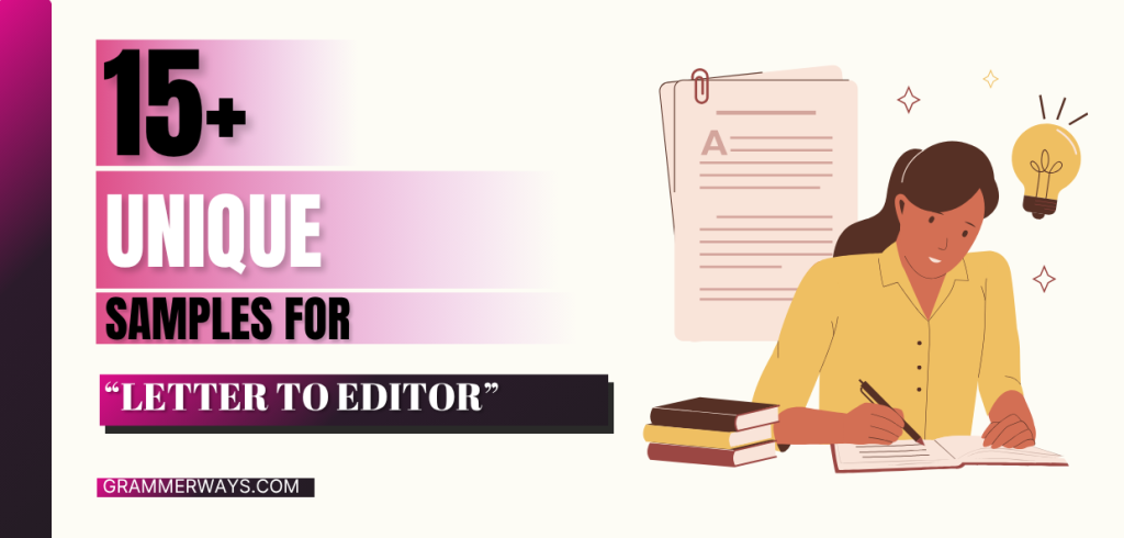 letter to the editor