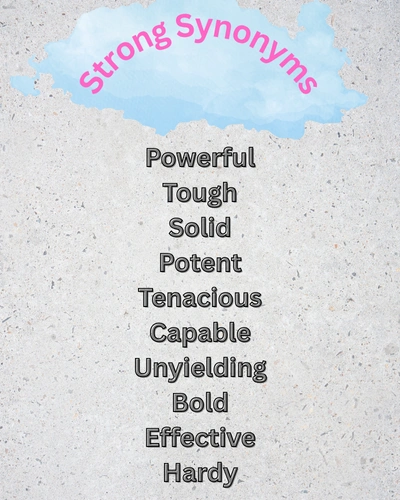 strong synonyms 