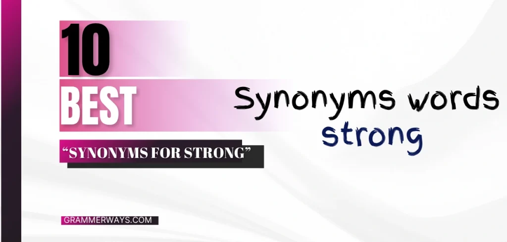 strong synonyms