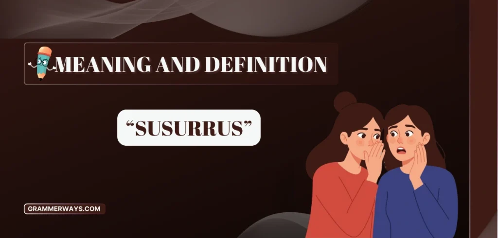 susurrus definition