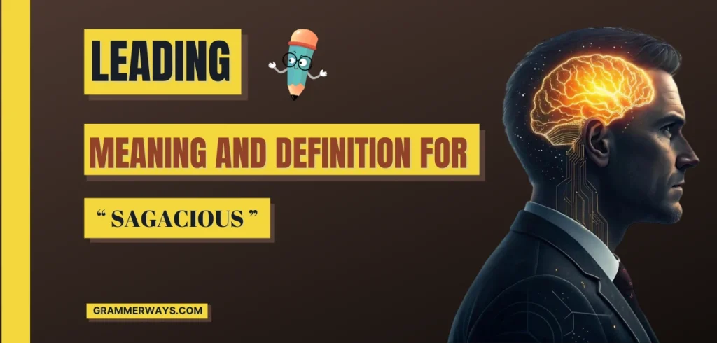 sagacious meaning