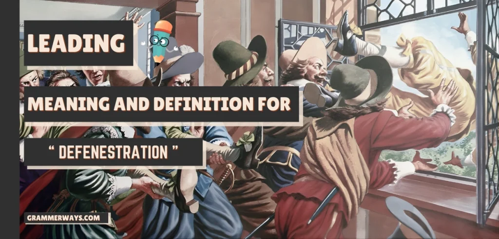 Defenestration Meaning