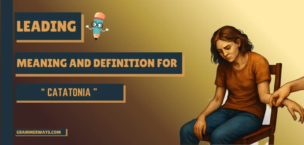 catatonia meaning