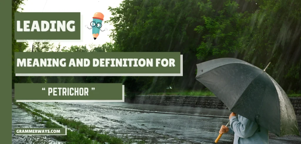petrichor definition