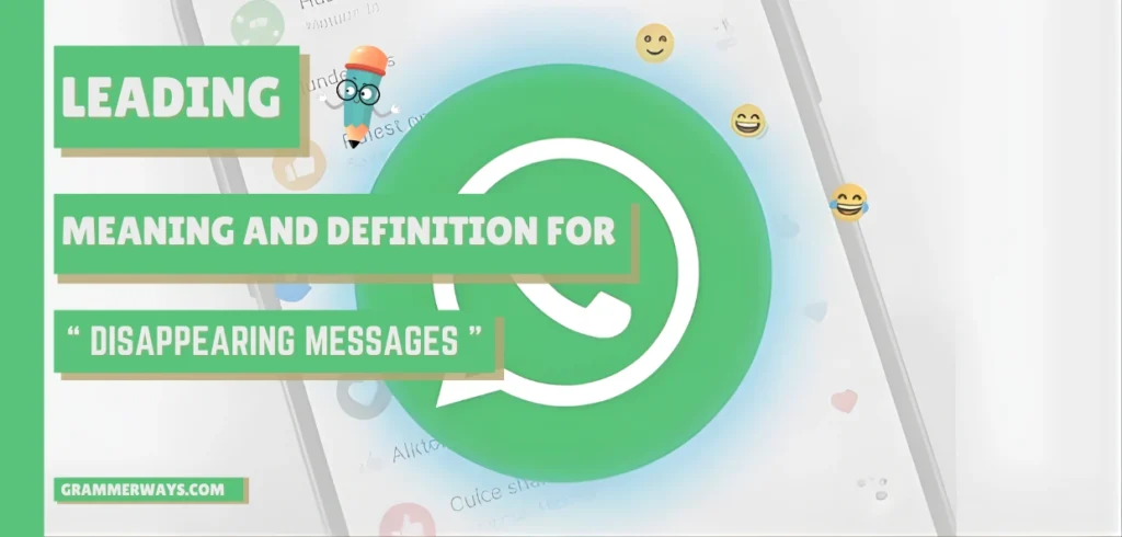 disappearing messages meaning in marathi