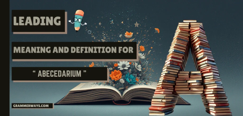 abecedarium meaning