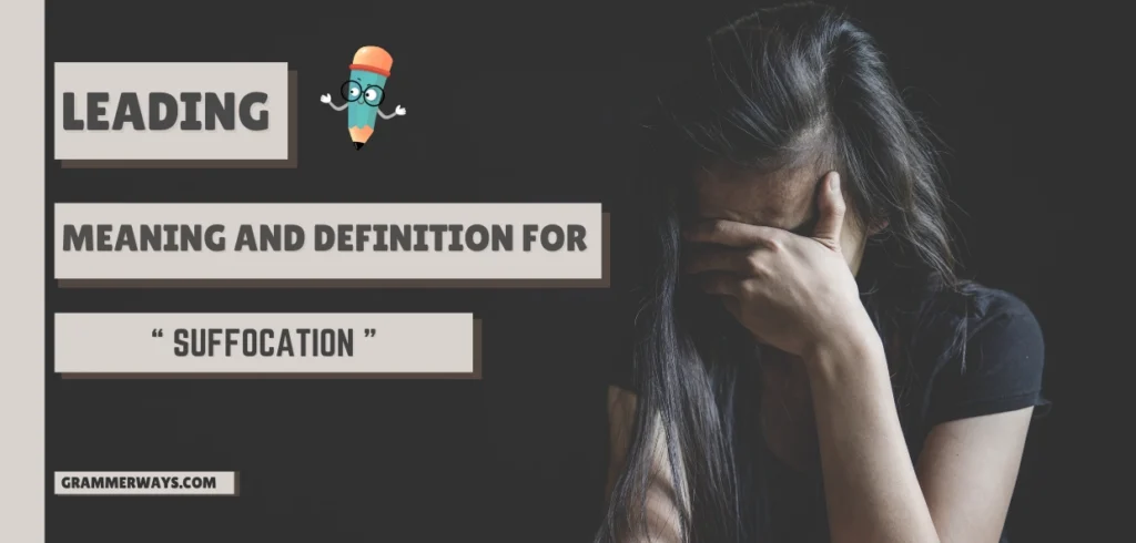 Suffocation Meaning In Marathi