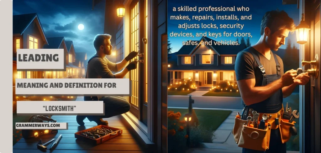 locksmith meaning